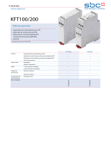 SBC KFT 100/200 thermistor control relays Ficha de datos