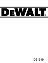 DeWalt D21510 El manual del propietario