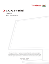 ViewSonic VX2718-P-MHD-S Guía del usuario