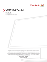 ViewSonic VX2718-PC-MHD-S Guía del usuario