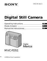 Sony Mavica MVC FD51 Manual de usuario