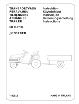 Jonsered TRAILER 953 51 17-01 Manual de usuario