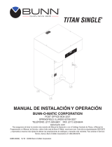 Bunn Titan® Single DBC® 120/208V Brewer Guía de instalación