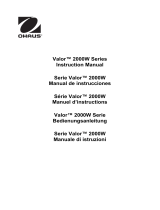 Ohaus V22XWE15T Manual de usuario