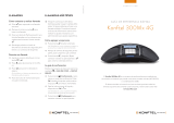 Konftel 300Mx/300Mx 4G Guía de inicio rápido