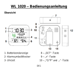 Technoline WL 1020 Manual de usuario
