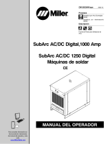 Miller SUBARC AC/DC 1000/1250 DIGITAL POWER SOURCES El manual del propietario