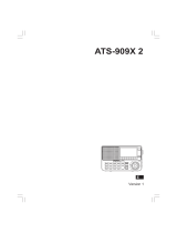 Sangean ATS-909X2 Manual de usuario