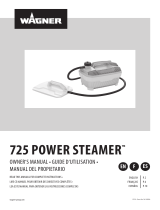 Wagner SprayTech 725 Wallpaper Steamer Manual Manual de usuario