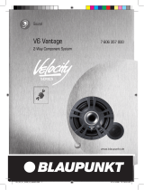 Blaupunkt velocity v6 vantage El manual del propietario