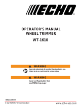 Echo WT-1610 Manual de usuario