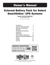 Tripp Lite TRIPP-LITE AG-03F7 External Battery Pack for Select SmartOnline UPS Systems El manual del propietario