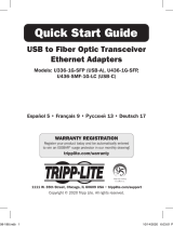 Tripp Lite U436-SMF-1G-LC Guía de inicio rápido