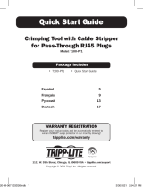 Tripp Lite TRIPP-LITE T100-PT1 Crimping Tool Guía de inicio rápido