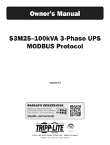 Tripp Lite S3M 3-Phase UPS Systems S3M25–100kVA MODBUS Protocol El manual del propietario