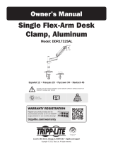 Tripp Lite Single Flex-Arm Desk Clamp, Aluminum El manual del propietario