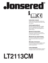 Jonsered LT 2113 CM El manual del propietario