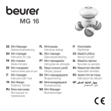 Beurer MG 16 El manual del propietario