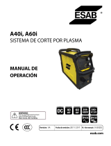 ESAB A40i, A60i Plasma Cutting System Manual de usuario