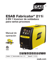 ESAB FABRICATOR® 211i 3-IN-1 Multi Process Welding Systems Manual de usuario