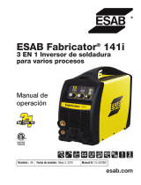 ESAB FABRICATOR® 141i 3-IN-1 Multi Process Welding Systems Manual de usuario