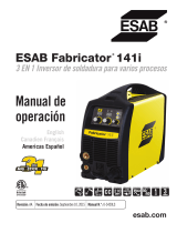 ESAB FABRICATOR® 141i 3-IN-1 Multi Process Welding Systems Manual de usuario