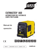 ESAB CUTMASTER® A60 Automated Plasma Cutting System Manual de usuario
