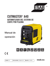 ESAB CUTMASTER® A40 Automated Plasma Cutting System Manual de usuario