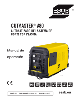 ESAB CUTMASTER® A80 Automated Plasma Cutting System Manual de usuario