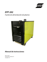ESAB EPP-202 Plasma Power Source Manual de usuario
