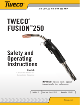 Tweco TWECO® FUSION™250 Air-Cooled Mig Gun 250 AMP Manual de usuario