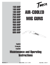 Tweco Air-Cooled Mig Guns Manual de usuario