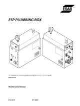 ESAB ESP Plumbing Box Manual de usuario