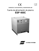 ESAB ESP 400C Plasma Power Source Manual de usuario