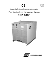 ESAB ESP 600C Plasma Power Source Manual de usuario