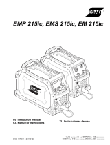 ESAB EMP 215ic Manual de usuario