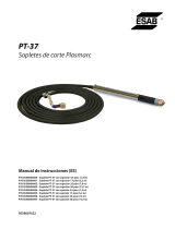 ESAB PT-37 Plasmarc Cutting Torches Manual de usuario