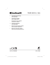 EINHELL Expert TE-MS 18/210 Li-Solo Manual de usuario