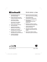 EINHELL Expert TE-CS 18/165-1 Li - Solo Manual de usuario
