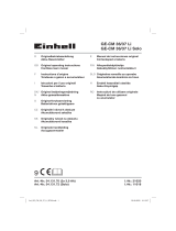 EINHELL Expert GE-CM 36/37 Li (2x3,0Ah) Manual de usuario