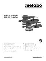Metabo SXE 450 TURBOTEC El manual del propietario