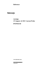 Tektronix TCP202 Manual de usuario