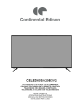CONTINENTAL EDISON CELED65SA20B3V2 Manual de usuario