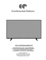 CONTINENTAL EDISON CELED55SA20B3V2 Manual de usuario