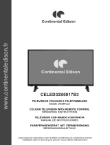 CONTINENTAL EDISON CELED32S0817B3 Manual de usuario