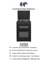 CONTINENTAL EDISON CECDF6060IX Manual de usuario