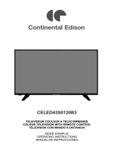 CONTINENTAL EDISON CELED43S0120B3 Manual de usuario