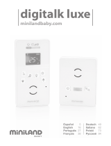 Miniland Baby digitalk luxe Manual de usuario