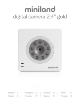 Miniland digital camera 2.4" gold Manual de usuario