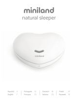 Miniland natural sleeper Manual de usuario